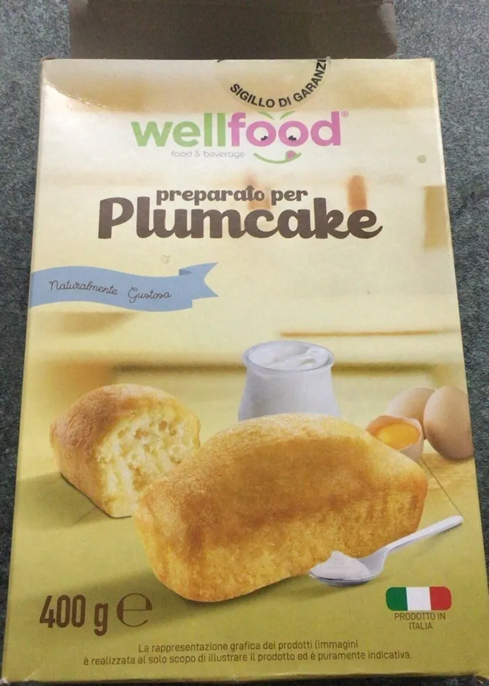Preparato per plumcake