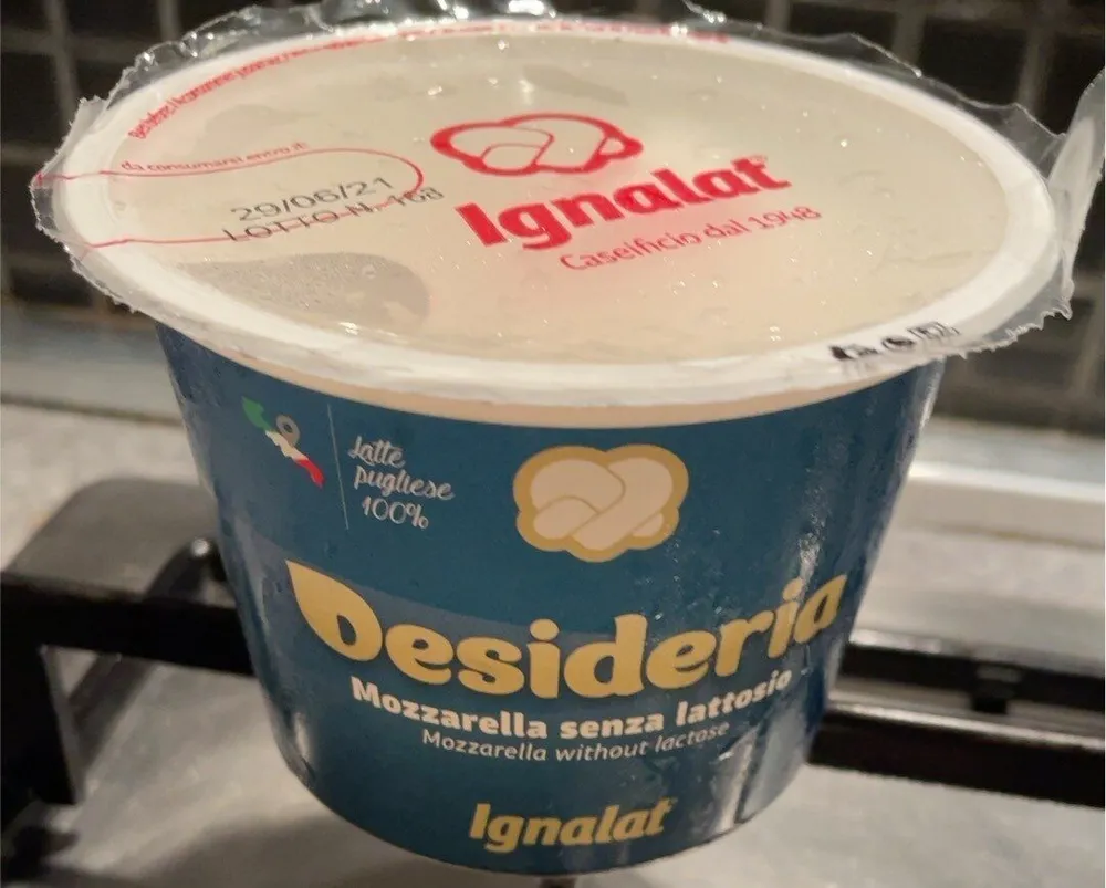 Mozzarella senza lattosio