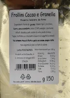 Frollini cacao e granella
