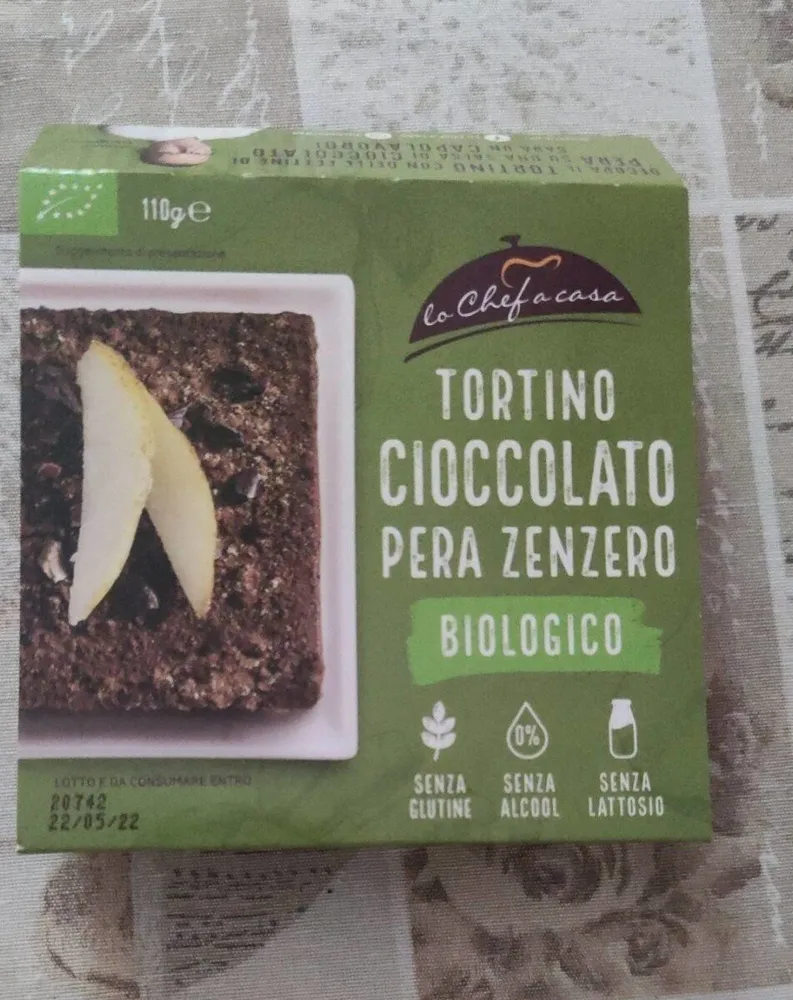 Tortino cioccolato pera e zenzero