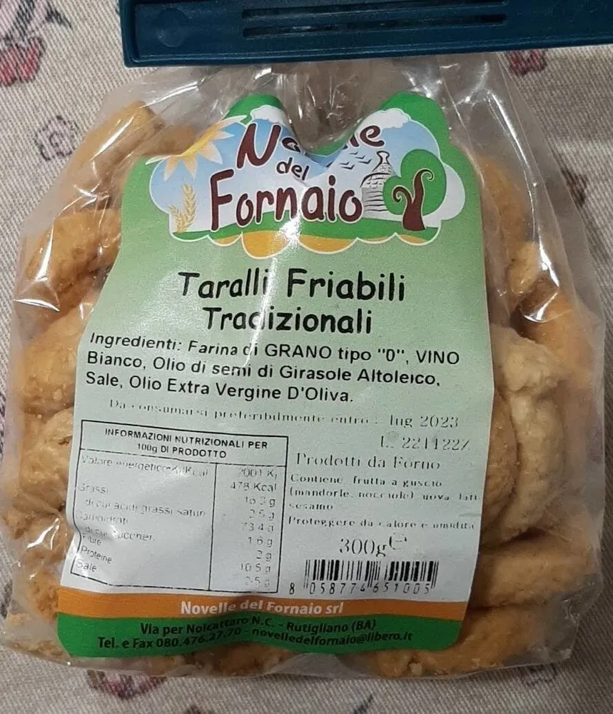 Taralli friabili tradizionali