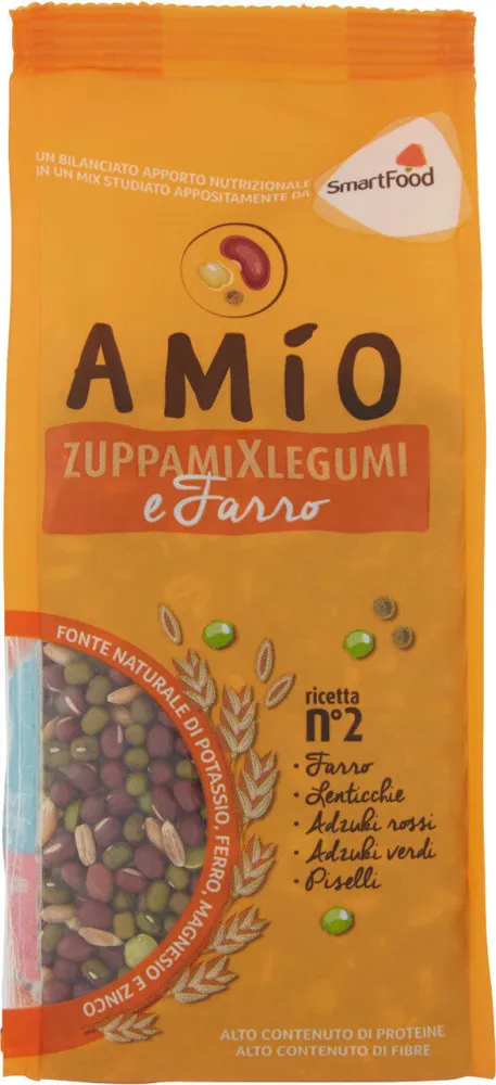 Zuppa mix legumi e farro