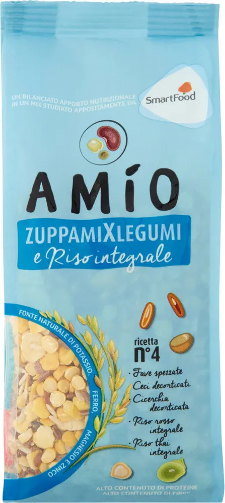 Amio zuppamixlegumi e riso integrale