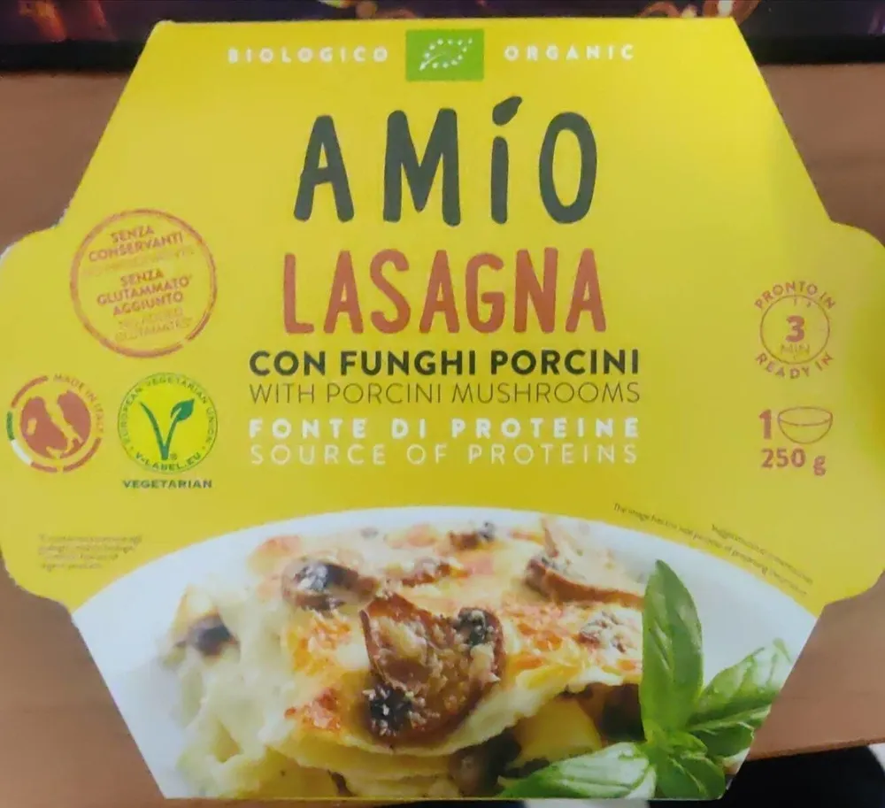 Amio Lasagna con funghi porcini