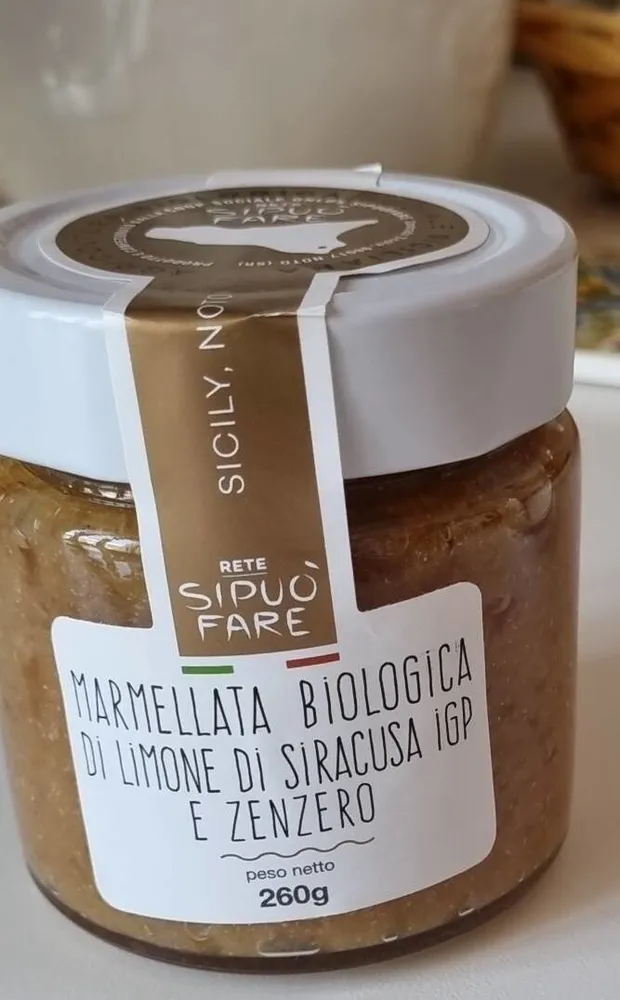 Marmellata biologica di limone e zenzero
