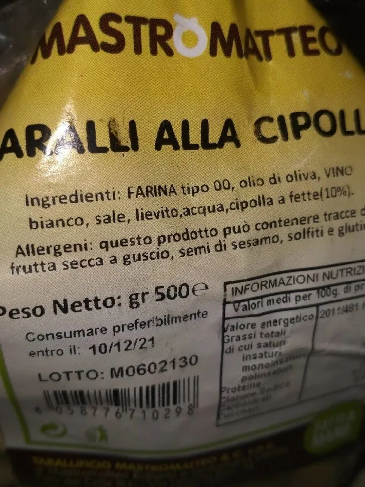 taralli alla cipolla