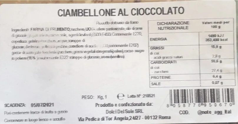 Ciambellone al cioccolato