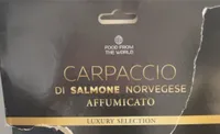 Carpaccio di salmone norvegese