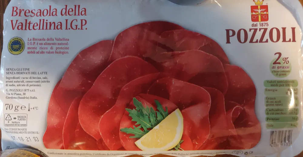 Bresaola della Valtellina I.G.P.