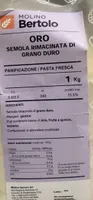 Semola rimacinata di grano duro
