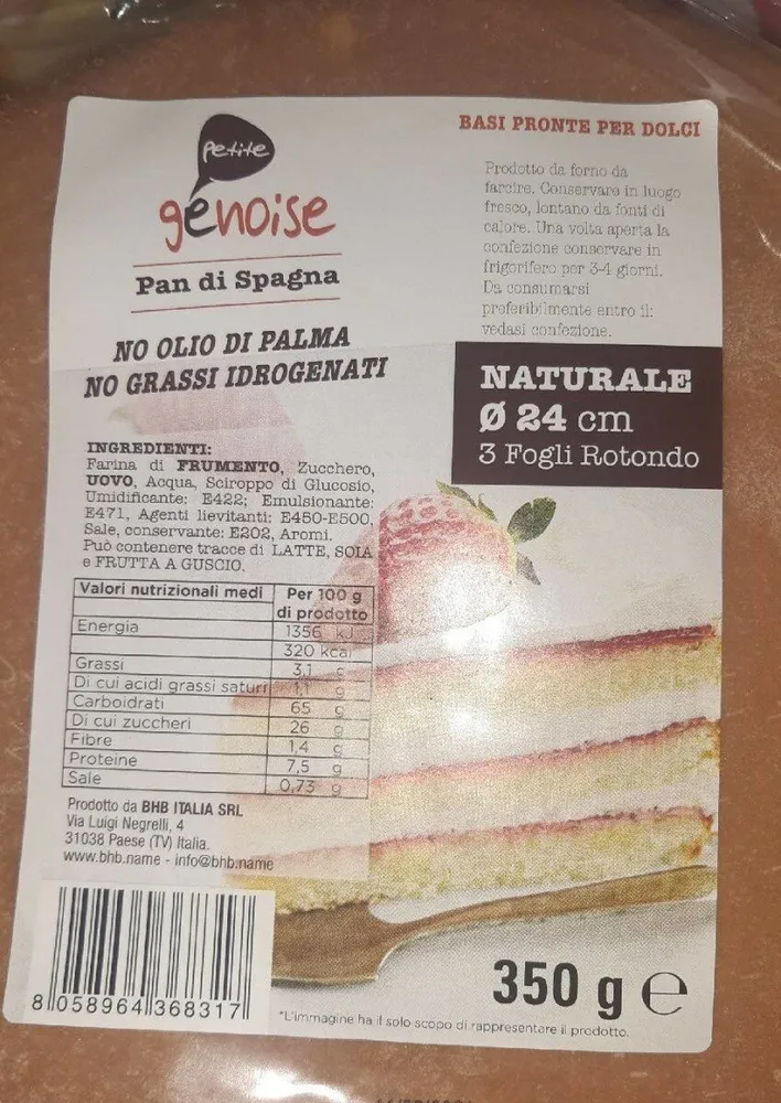 Pan di spagna