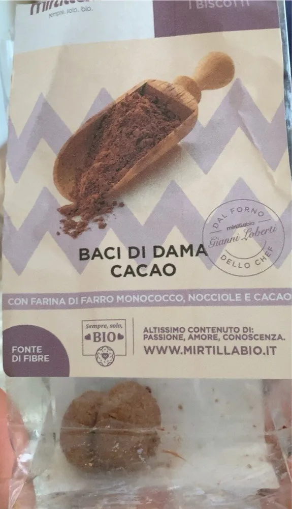 Baci di dama al cacao