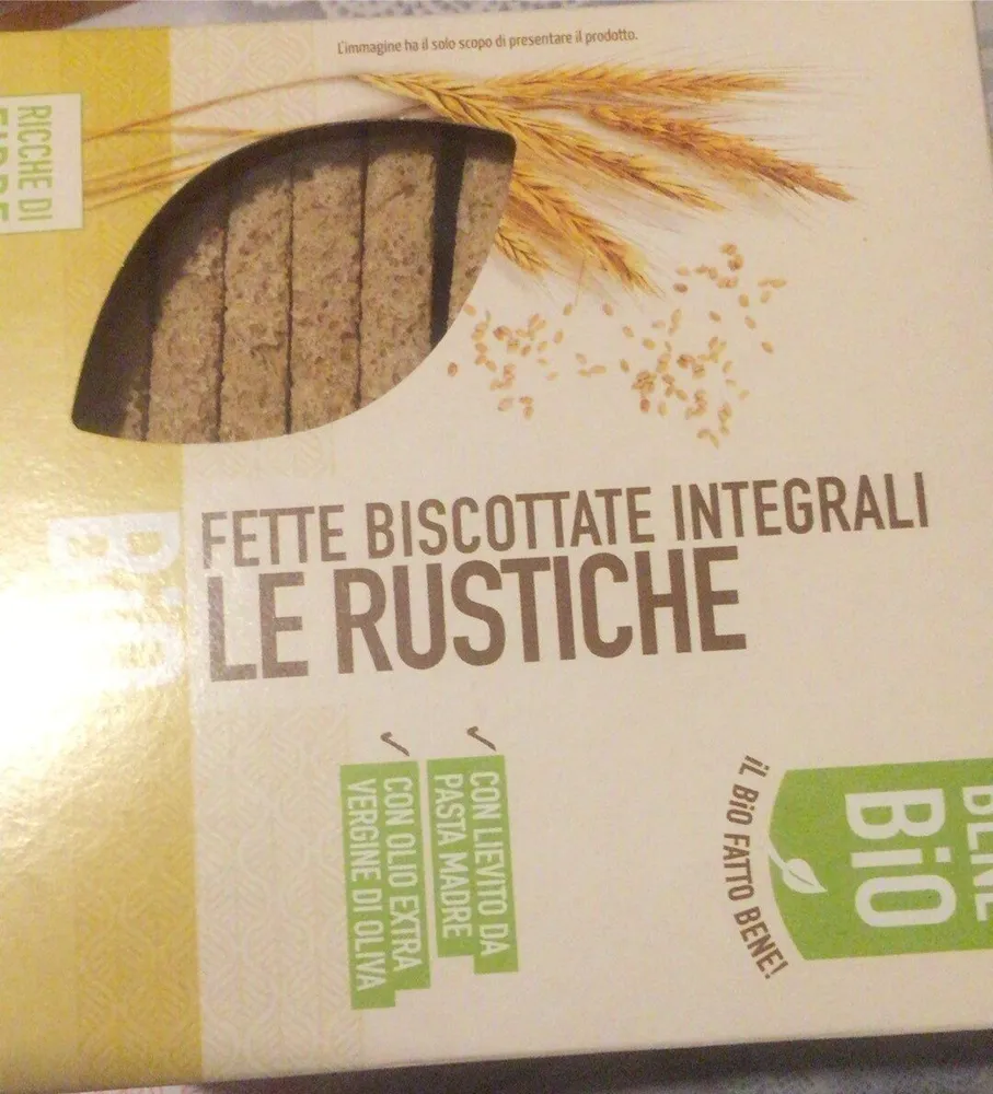 Fette biscottate integrali le rustiche