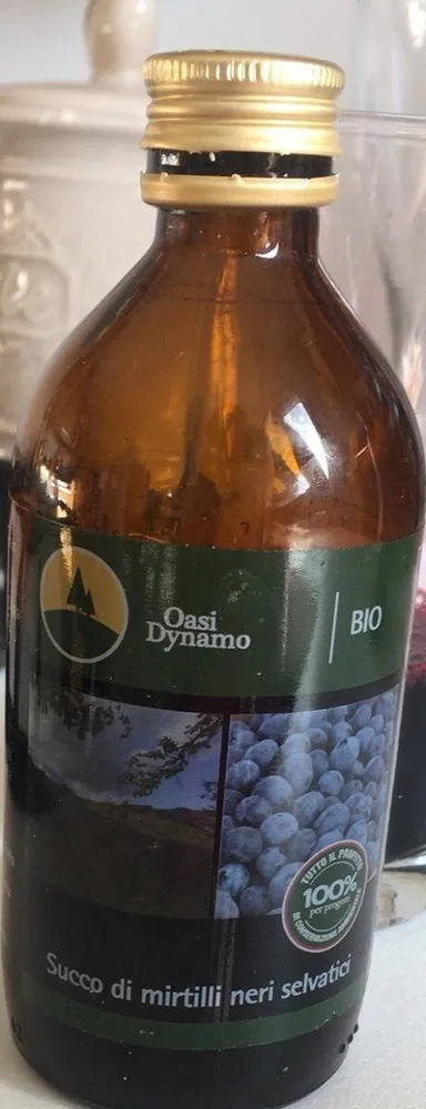 Succo di mirtilli neri