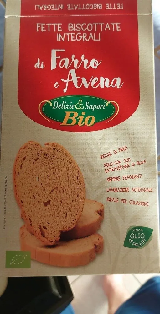 Fette biscottate di farro e avena