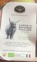 Carne di bovino highland biologica