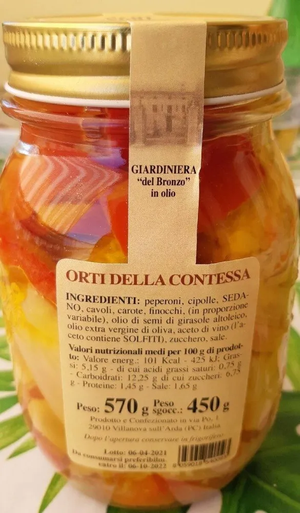Giardiniera "del bronzo" in olio