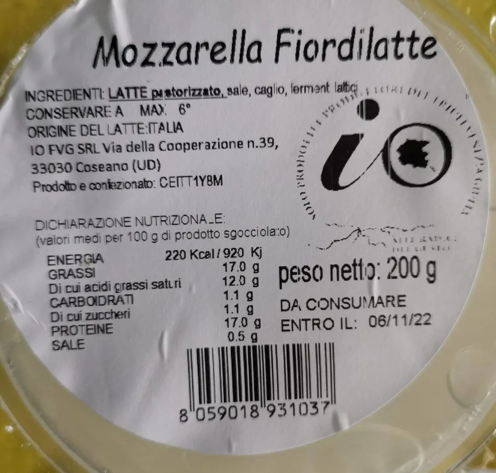 Mozzarella Fiordilatte
