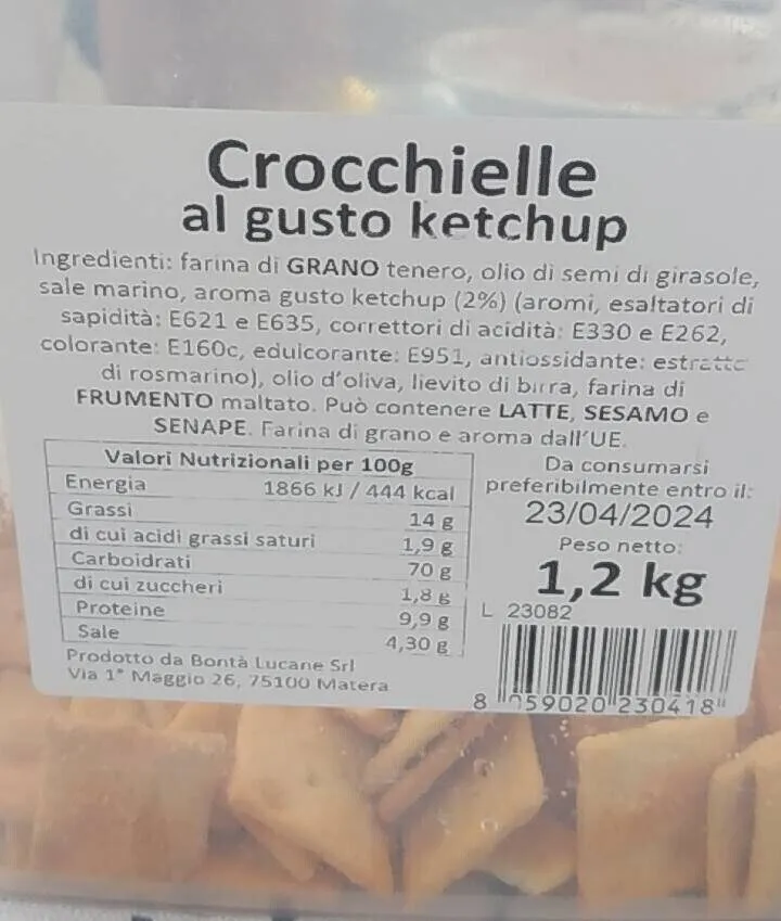 croccantelle gusto ketchup