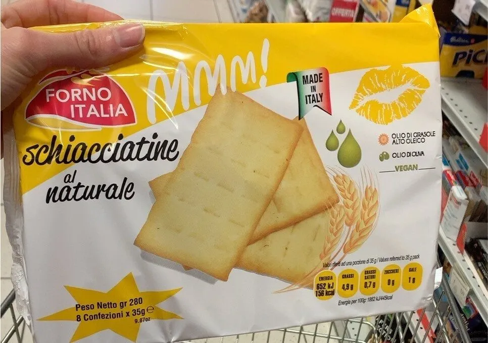 Schiacciatine al naturalr