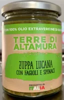 Zuppa lucana con fagioli e spinaci