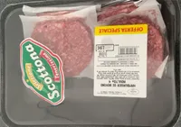 Hamburger di bovino adulto