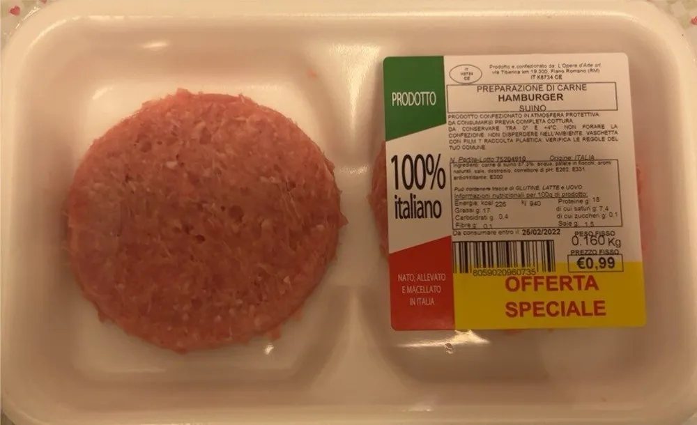 Hamburger di suino