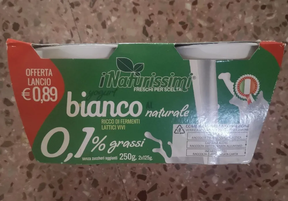 Yogurt bianco al naturale
