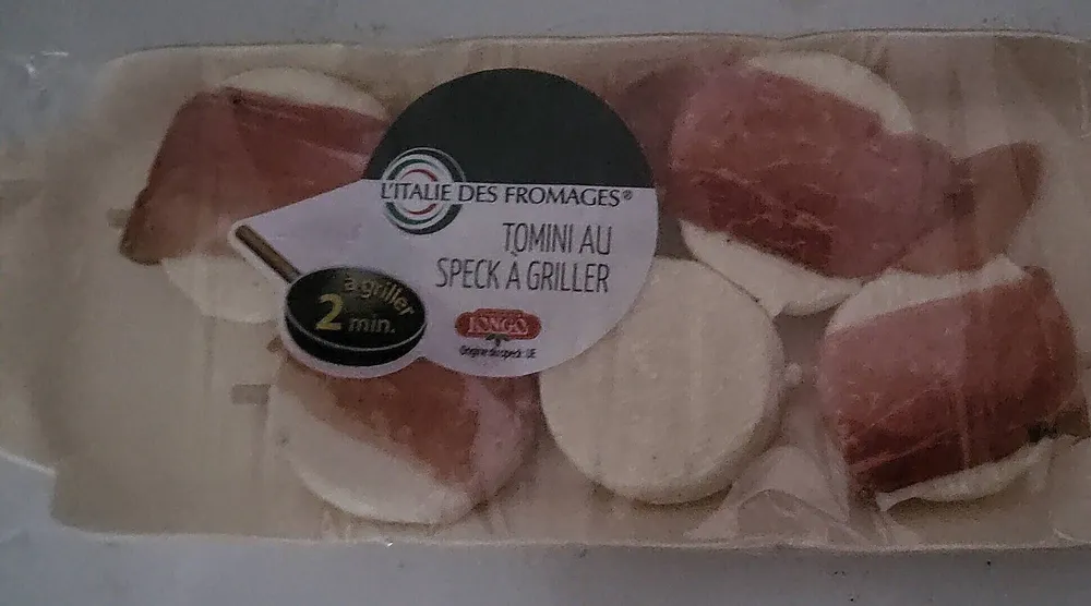 Tomini au speck a griller