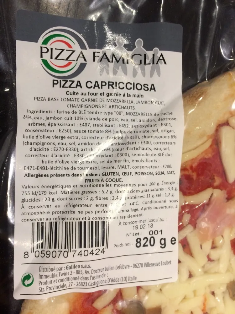 Pizza capricciosa