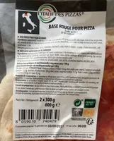 Base rouhe pour pizza