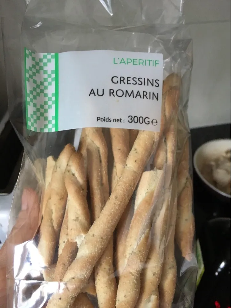 Gressins au romarin