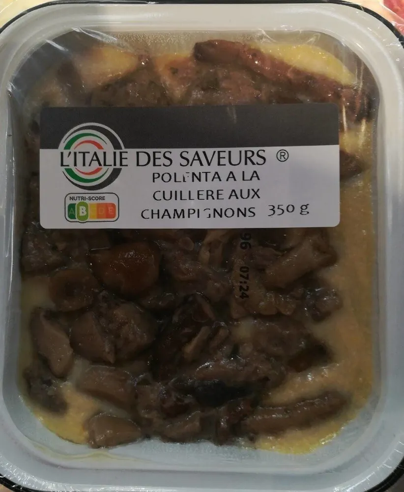 Polenta à la Cuillère aux Champignons