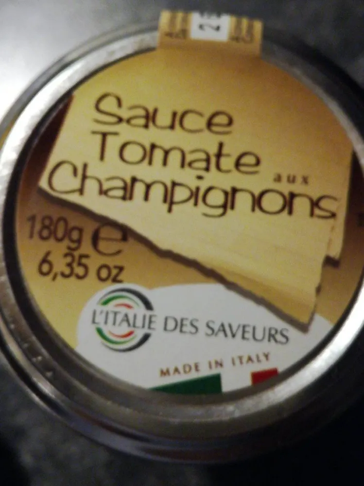Sauce tomate aux champignons