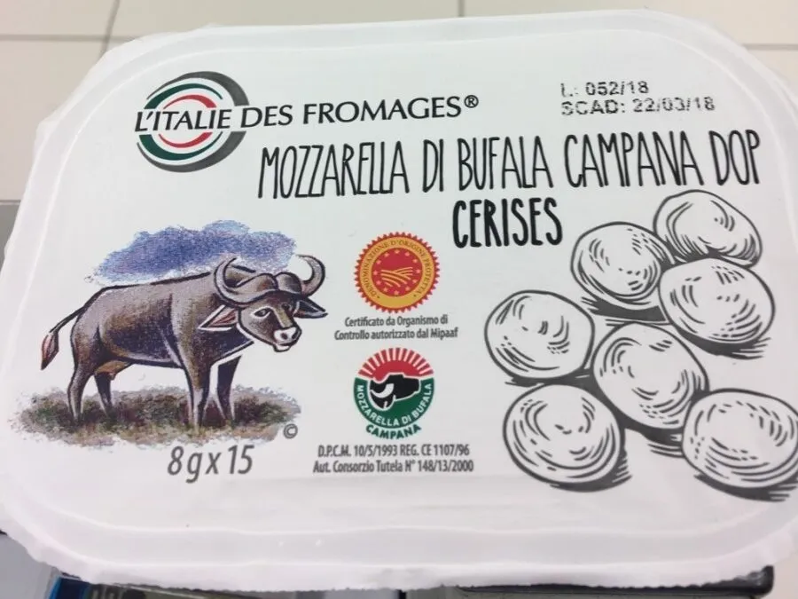 Mozzarella di Bufala Campana Dop