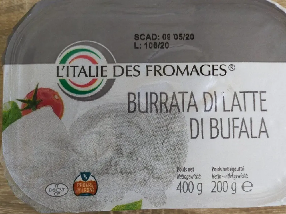 Burrata di parte di bufala
