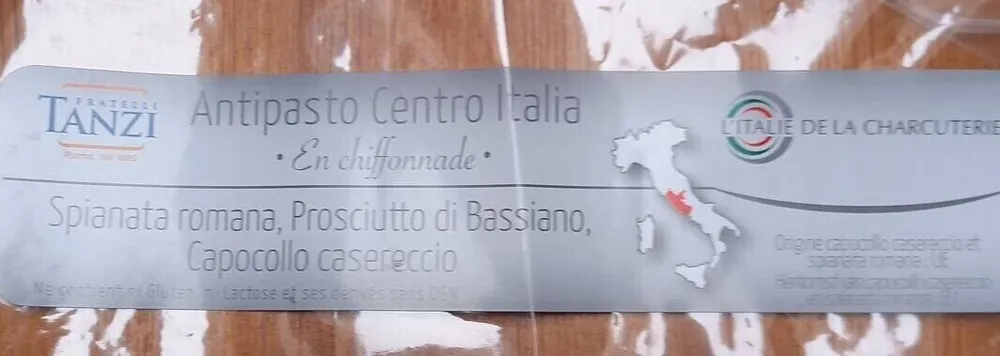 Antipasto centro Italia
