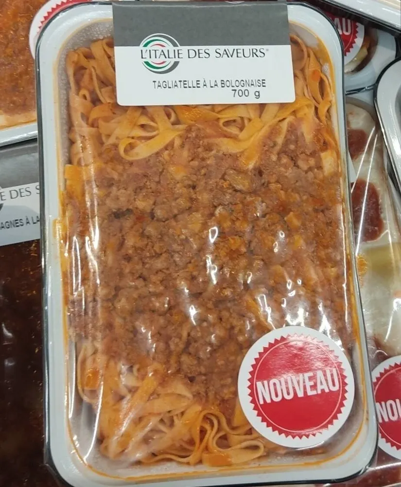 Tagliatelles à la bolognaise