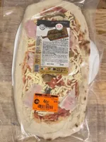 Pinsa jambons mozzarella champignons