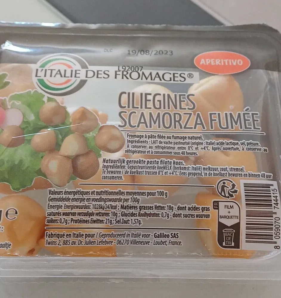 Ciliegines scarmorza fumée