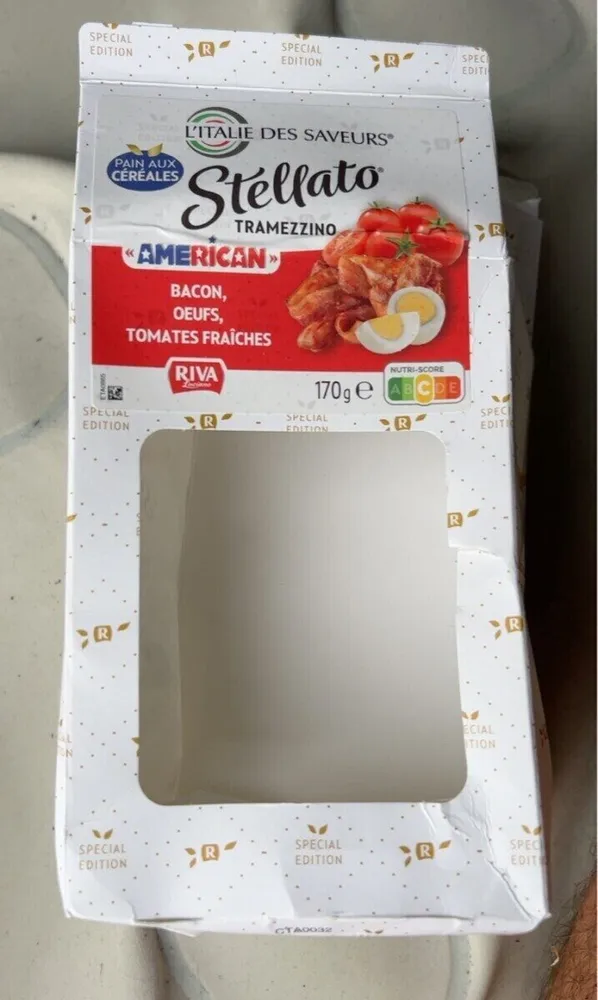 American Bacon Oeufs Tomates fraiches