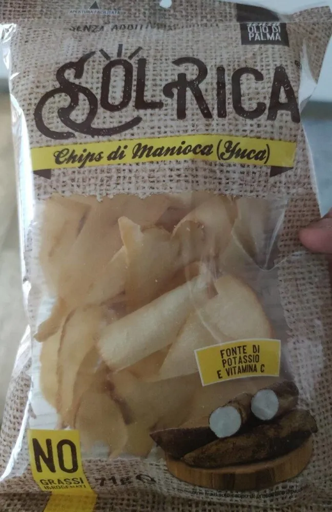 Solrica chips di manioca (yuca)