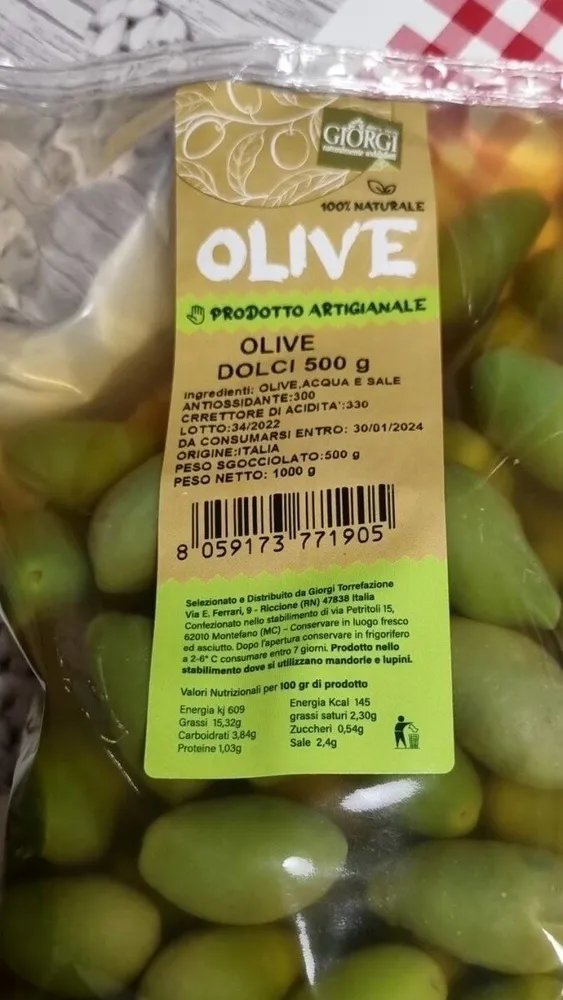 Olive dolci 500 g