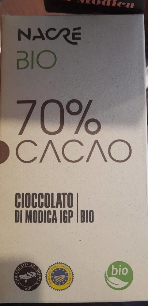 Cioccolato di Modica IGP 70 cacao bio