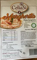 Margherita pizza surgelata