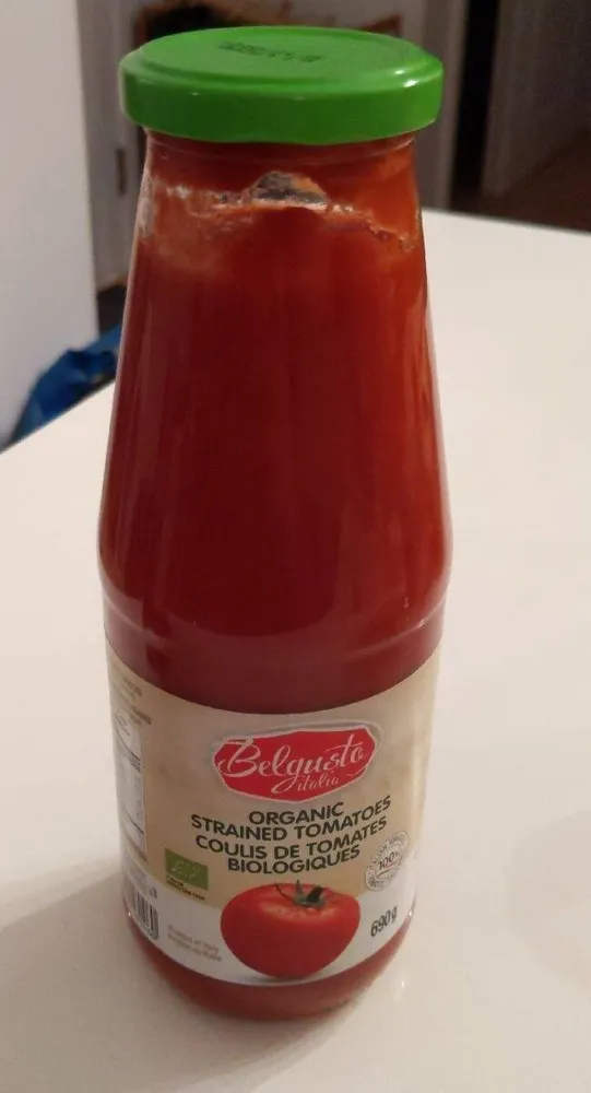 Coulis de tomates biologiques