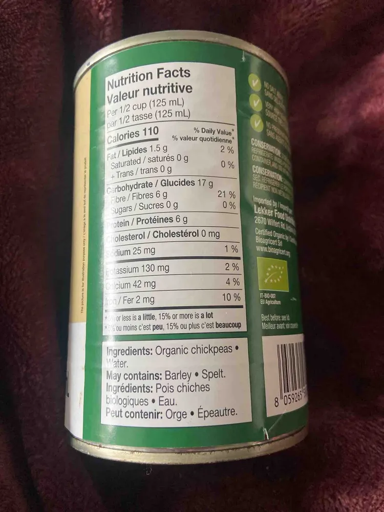 Organic Chickpeas