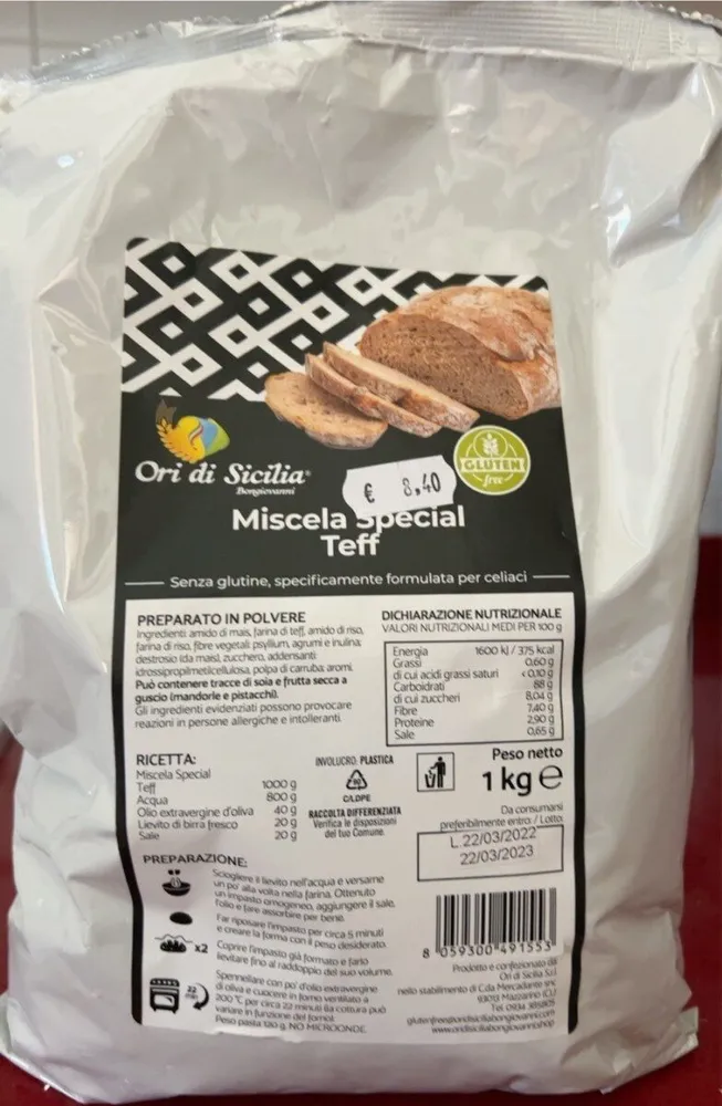 Miscela special teff