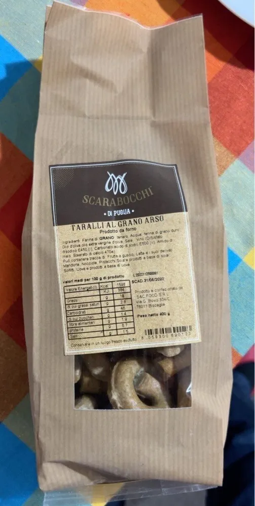 Taralli al grano arso