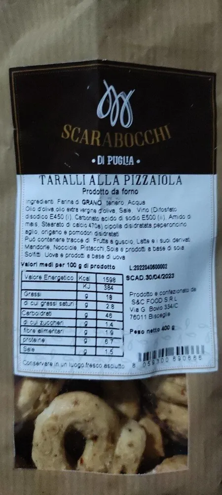Taralli alla pizzaiola